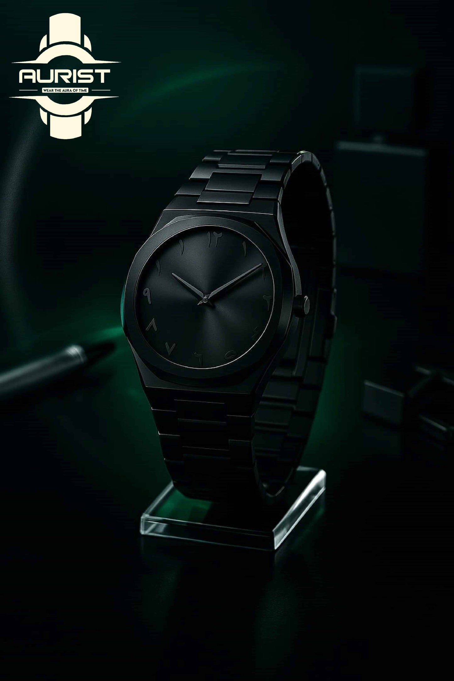 Black Arabic Aura (Stainless Steel)