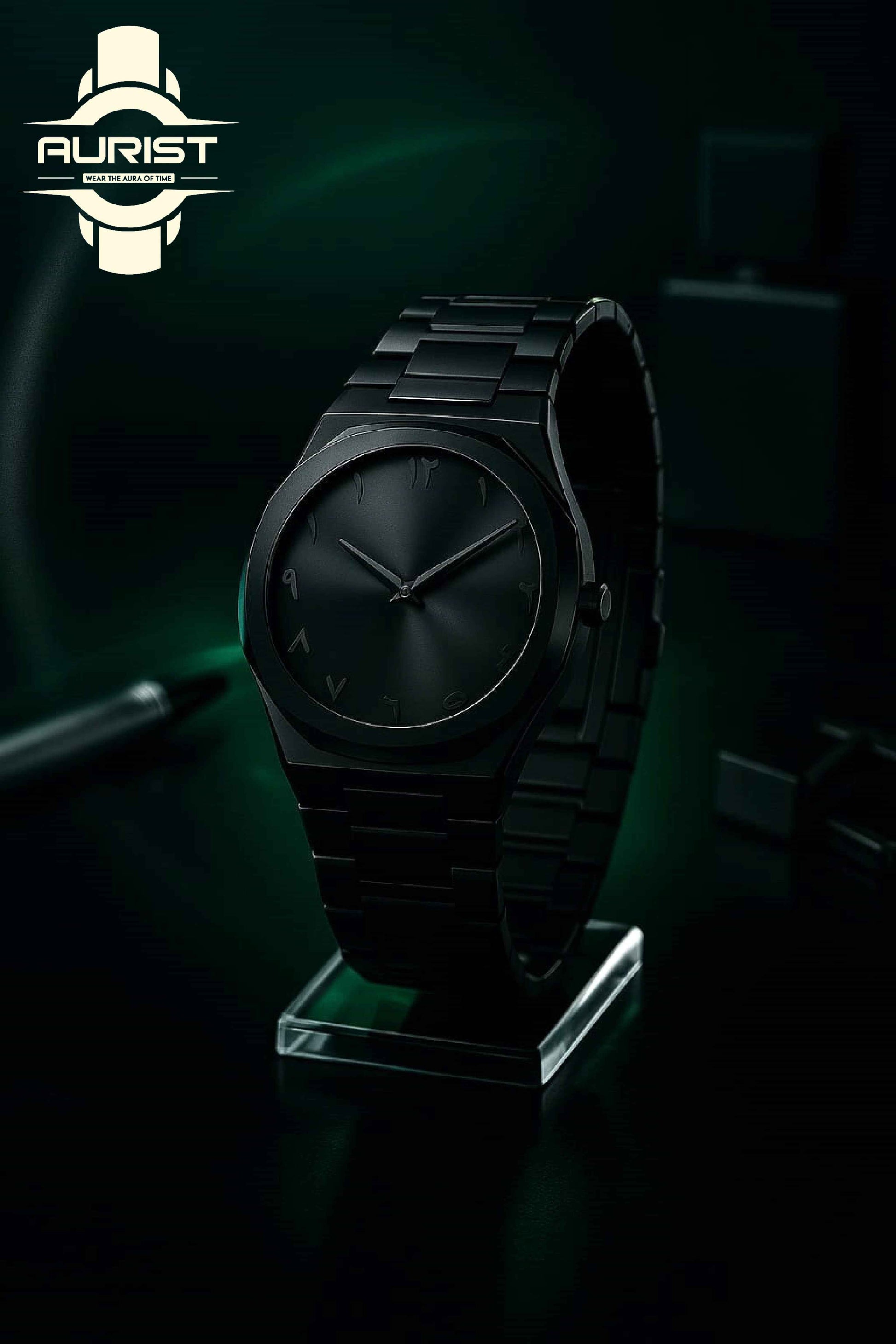 Black Arabic Aura (Stainless Steel)